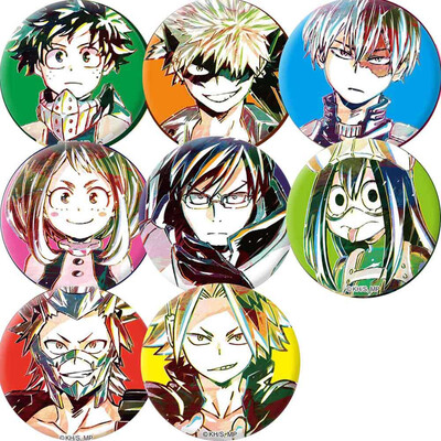 

redCherry Anime Brooches Button Badges Pins Set for Clothes Backpack Pencil Case