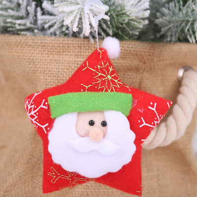 

New Christmas Decorations Red Santa Boot Pendant Christmas Tree Hanging Doll Pendant Charm Gift