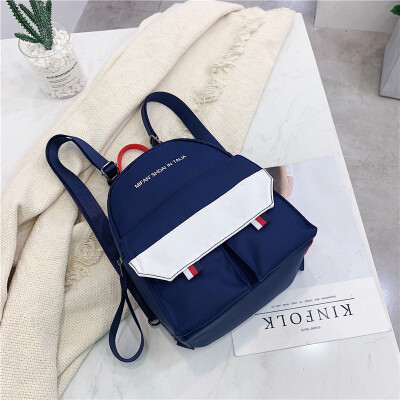 

Summer personality bag female bag new 2019 small fresh Korean version of the wild student bag canvas bag backpack