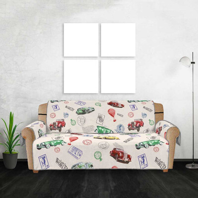 

Toponeto Anti-Slip Quilted Sofa Couch Cover Chair Pet Dog Kids Mat Furniture Protector