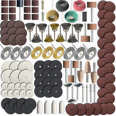 

340 Piece Rotary Tool Accessory Set - Fits - Grinding Sanding Polishing