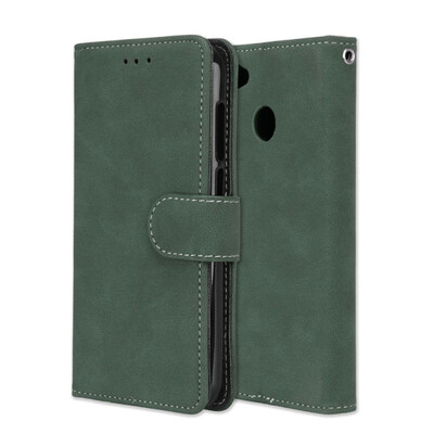 

MOONCASE ZTE Blade A6 Vintage Scrub 3 Card Case - Green