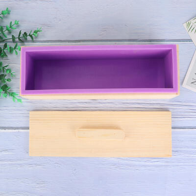 

Greensen Purple Silicone Toast Box Soap Release Silica Gel Toast Box Handmade Soap Easy To Demould
