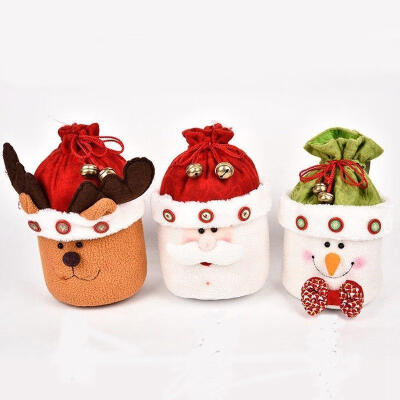 

New Christmas Apple Gift Bag Candy Bag Merry Christmas Candy Bags Xmas Decor