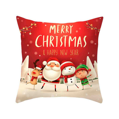 

Tailored Christmas Pillow Cover Decor Pillow Case Sofa Waist Throw Cushion Cover