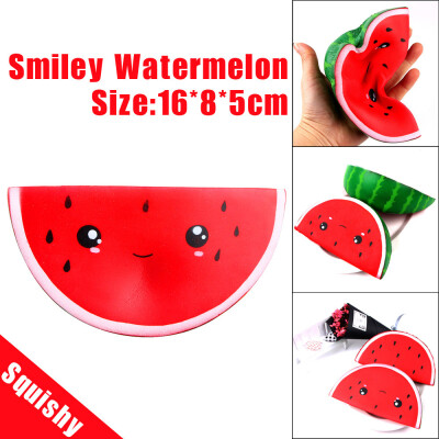 

Siaonvr Squishy Cute Smiley Watermelon Cream Squeeze Toy Slow Rising Decompression Toys