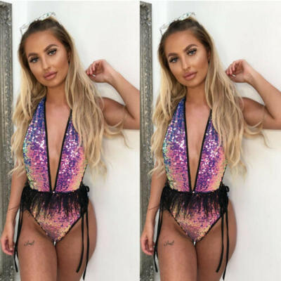 

US Sexy Women One Piece Bathing Monokini Push Up Bikini Swimsuit Swimwear Romper