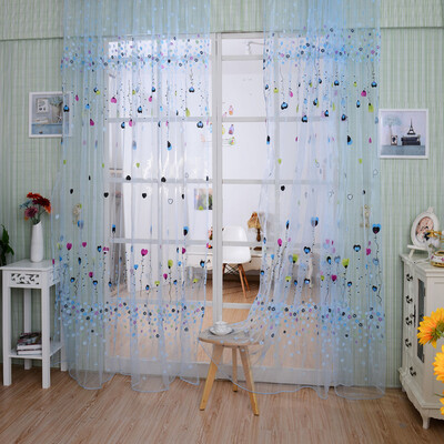 

Balloon Tulle Voile Door Window Curtain Drape Sheer Valances