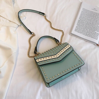 

Elegant Female Tote bag 2019 Fashion New High Quality PU Leather Womens Designer Handbag Diamond Chain Shoulder Messenger bags