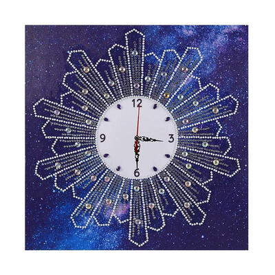 

DIY Special Shaped Diamond Painting Novelty Flower Wall Clock Crafts Decor