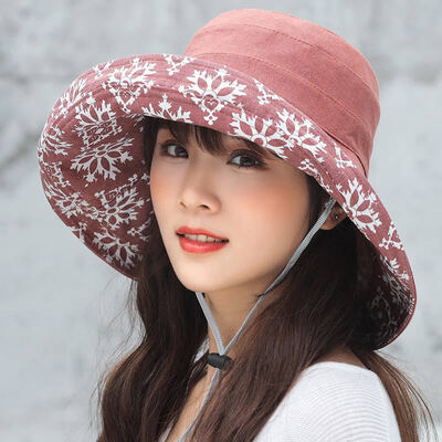 

Spring&Autumn Joker Sun visor Hat Korean version of UV visor Hat womens large brim Hat fisherman Hat