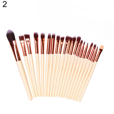 

20Pcs Makeup Brushes Cosmetics Tools Face Eyeshadow Eyeliner Lip Applicators