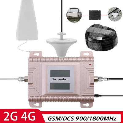 

CDMA3G 8502100MHz 2G3G Dual Band Dual LCD Display Mobile Phone Signal Booster Cell Phone Signal Repeater Signal Amplifier Set