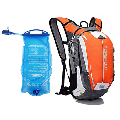 

Camping Hiking Running Cycling Bag Adjusted Straps Backpack With Water Bladder