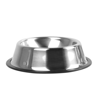 

Stainless Steel Pet Feeding Bowl Dog Outdoor Drink Water Feeder Food Dish