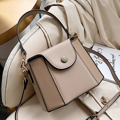 

Shangxin chic retro bag 2019 new Korean version 100 lap single shoulder slant shoulder fashion handheld leisure bucket bag