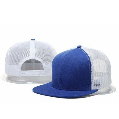

SUNSIOM Adjustable Snapback Trucker Baseball Cap Hat Men Unisex Mesh Visor Flat Hat