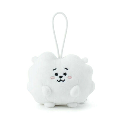

KPOP BTS Bangtan Boys Color Standing Mini Plush Doll Pendant Keychain Elliptical Cartoon Image Pendant Key Rings ARMY Hot Gift