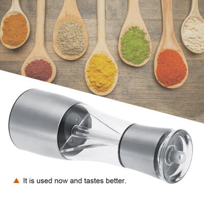 

Greensen 2 in 1 Solid Seasoning Tool Pepper Grinder Salt Dining Table Pre Filled Crusher Abrader