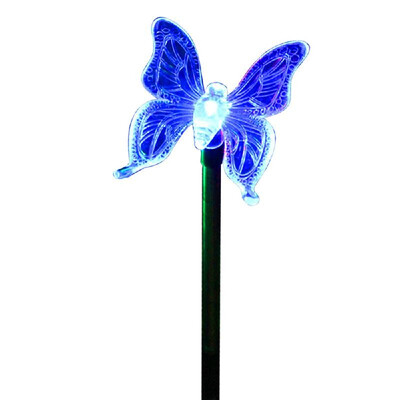 

LED Solar Garden Stake Light Multi Color-Changing Butterfly Dragonfly Garden Decor Figurines Lights Outdoor Landscape Lighting fo