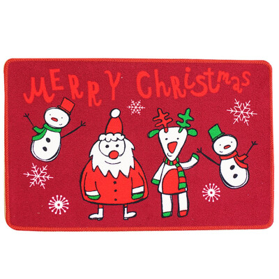 

Gobestart Cartoon Christmas Carpet Anti-slip Mat Door Mat Household Bathroom Mat