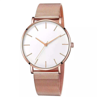 

Gobestart Luxury Watches Quartz Watch Stainless Steel Dial Casual Bracele Watch