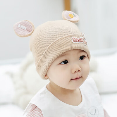 

Autumn&winter baby knitted hat men&women hat kids cartoon cute rabbit letter warm hat wholesale