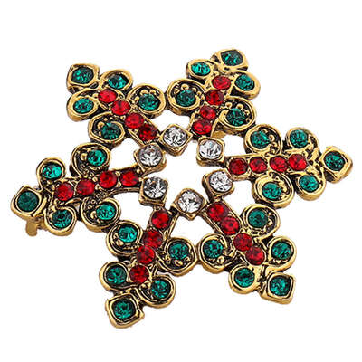 

Christmas Brooch Pin Rhinestone Vintage Brooch Pins Clothing Jewelry Xmas Gift