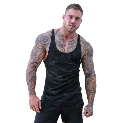 

Gym Men Muscle Sleeveless Shirt Tank Top Camouflage Bodybuilding Sport Vest