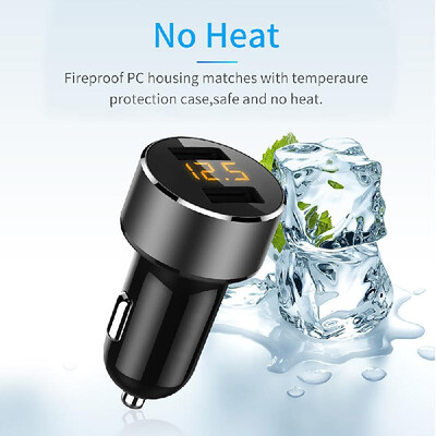 

Car Charger 1-to-2 Quick Charge Dual USB Car Converter