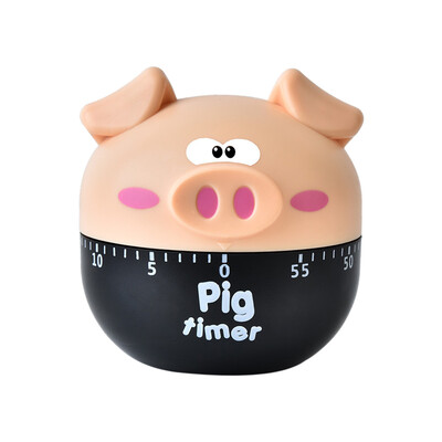 

Toponeto Kitchen Cooking Countdown 60 Mins SteelPlastic Mechanical Timer Alarm