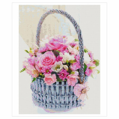 

Diamond Embroidery Flower Full Round Drill Diamond Painting Floral Picture Of Rhinestones Handmade Home Decor Needlework