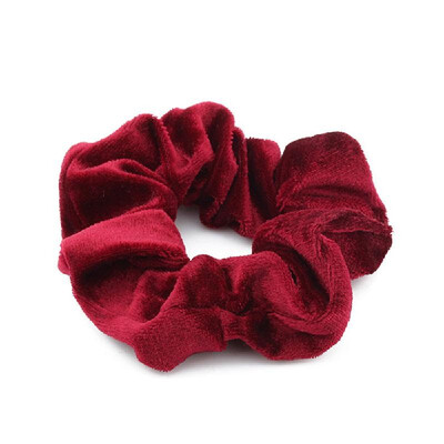 

50Pcs Flannelette Elastic Hair Band for Women Headband Velvet Stretchy Multi-color Rubber Bands Hair Accessories