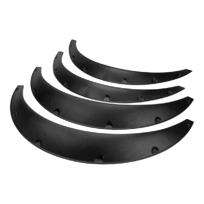 

4PCS Dirtboard Black Universal Flexible Fenders Auto Car Body Kit