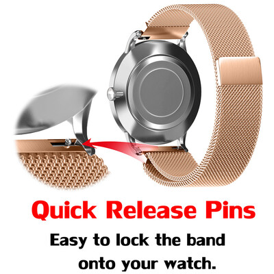 

〖Follure〗Universal Milanese Magnetic Loop Stainless Steel Watch Strap Bands 14mm A