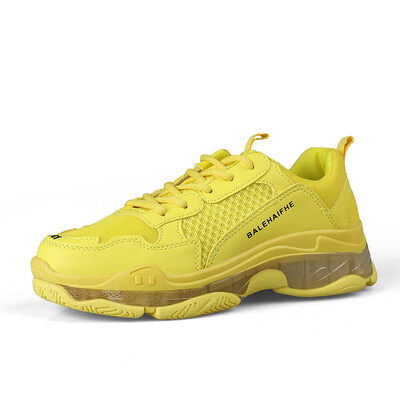 

Men&women couples platform sneakers jelly bottom sneakers