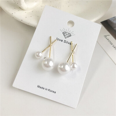 

Aretes de mujer modernos 2018 new brand design semi-circular flower earrings generous minimalist Korean earrings for women