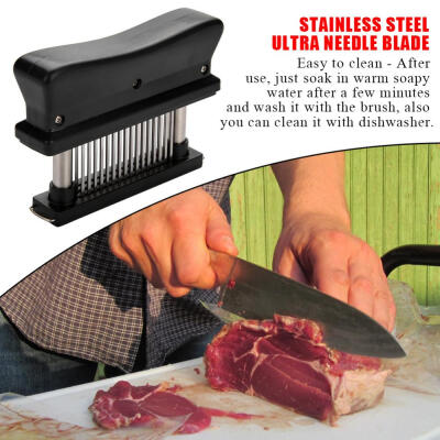 

Greensen 48 Stainless Steel Ultra Needle Blade Tenderizer for Tenderizing Steak