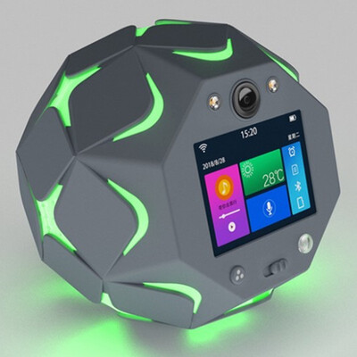 

Smart Bluetooth 2 Speaker Remote APP Wireless WiFi Camera TF Card MP3 Player Stereo LED Light Audio Voice Broadcast Alarm Clock