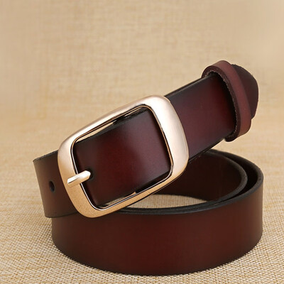 

Women Casual Jeans Belts Fashion Pin Buckle Leather Waistband Accessories