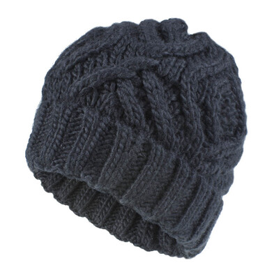 

Fashion Women Manual Wool Knitted Hats Winter Warm Hats High Quality Causal Girls Earmuffs Beanie Cap
