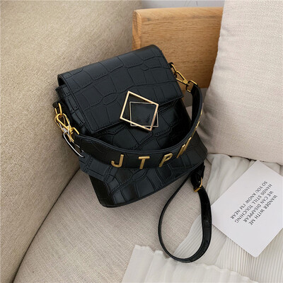 

Advanced feeling womens bag chic alligator pattern bucket new 2019 all-in-one one-shoulder one-shoulder one-shoulder one