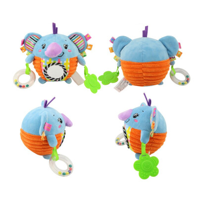 

Siaonvr Plush Animal Toy Wind Chime Spiral Bed Cart Accessories Children Baby Car Pendan