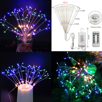 

Gobestart Firework Lights LED String Lights 8 Modes Dimmable Fairy Lights with Remote Cont