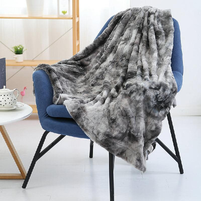 

Long Fur Throw Blanket Micro Plush Velvet Fleece Blanket Super Soft Cozy Luxury Bed Blanket Microfiber 63"x79"