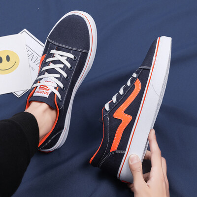 

Summer boys canvas shoes junior high school sports casual shoes Korean version of board shoes Joker shoes junior flat shoes