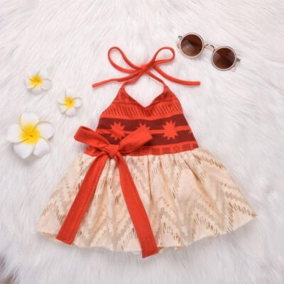 

Toddler Kids Baby Girls Bowknot Sleeveless Bandage Dress Sundress Summer Outfits