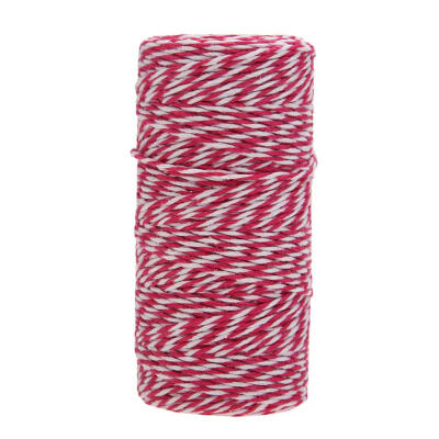 

1 Roll 100 Meters 2Ply Cotton Twine DIY Weaving Handmade Craft String Rope