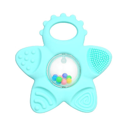 

Baby Teething Toy Cartoon Shape Multi-function Teethers Soft Silicone Food Grade Non-toxic Safe for 3 Months Baby Infant Toddler