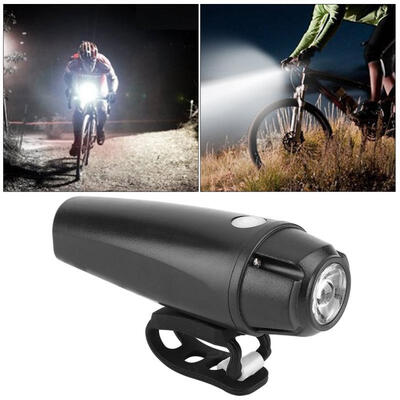 

Greensen Plastic Bicycle Safety Warning USB Charging Night Light Bike Solar Bike Front Lamp